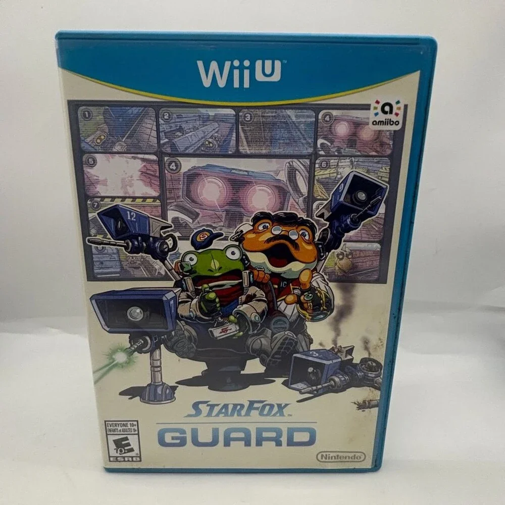 Star Fox Guard WiiU Amiibo Blue (Nintendo Wii U, 2016) No Manual